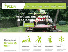 Tablet Screenshot of kustomkutlawns.com